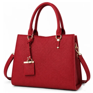 Bolsa Feminina Ombro Transversal Pu Preta Casual Elegante