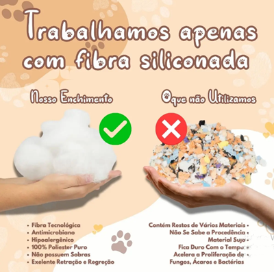 Cama Luxo Pet G Suede Fundo Impermeável Para Cães E Gatos