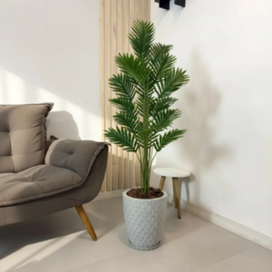 Palmeira Artificial Grande Com Vaso Polietileno Decoracao