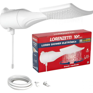 Chuveiro Loren Shower Eletronico Ducha Lorenzetti Cor Branco Potência 5500 W Voltagem