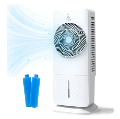 Climatizador Evaporativo Portátil ICED ColdPro6 6L Água e Gelo Ar Frio Silencioso 28dB