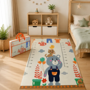 Tapete Infantil Tatame Dobrável Impermeável Dupla Face