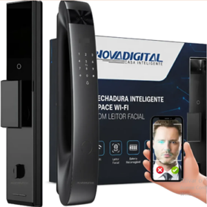 Fechadura Digital Eletronica Facial Wi-fi Space Novadigital