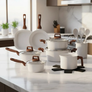 Jogo De Panelas 12 Peças Revestimento Cerâmico Indução Bravia Cookware