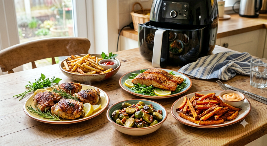 Pratos feitos com Fritadeira Air Fryer Pratos feitos com Fritadeira Air Fryer