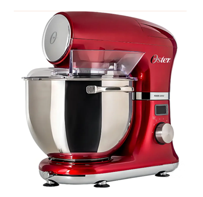 Batedeira Planetária Digital Oster Bowl Inox 5l Cor Vermelho