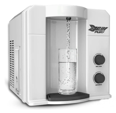 Purificador Filtro De Água Gelado Compressor Pury Leaf Cor Branco