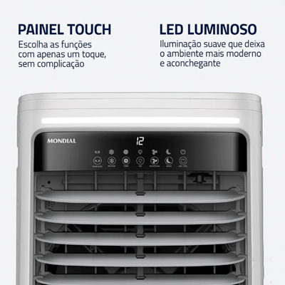 Climatizador Wind Turbo Mondial Branco 150W CL-25L