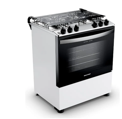 Fogão Brastemp 5 bocas cor branca BFS5NDB