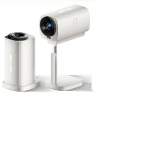 Projetor Smart Basike Ba-TY213 4K Full HD Android 11 Wi-Fi 6 Bluetooth 12000 Lúmens Branco Rotação 180 Graus Home Cinema