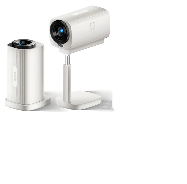 Projetor Smart Basike Ba-TY213 4K Full HD Android 11 Wi-Fi 6 Bluetooth 12000 Lúmens Branco Rotação 180 Graus Home Cinema